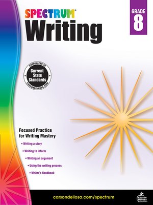 cover image of Spectrum Writing, Grade 8